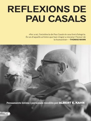 cover image of Reflexions de Pau Casals
